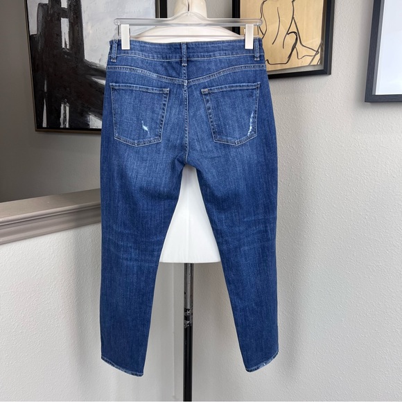 DL1961 Davis Skinny Boyfriend jeans in distressed Hollar wash - Picture 4 of 8